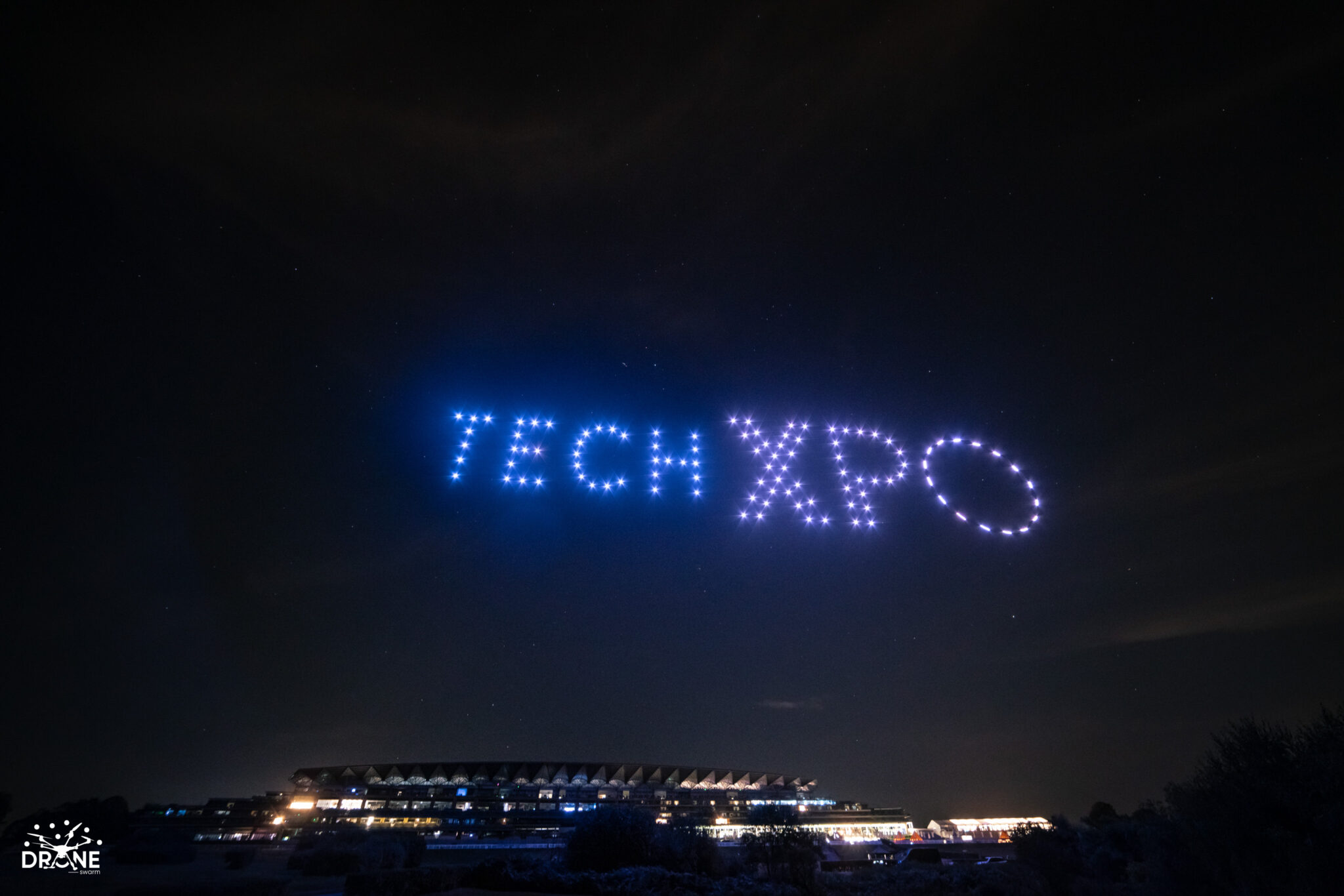 Corporate drone light show