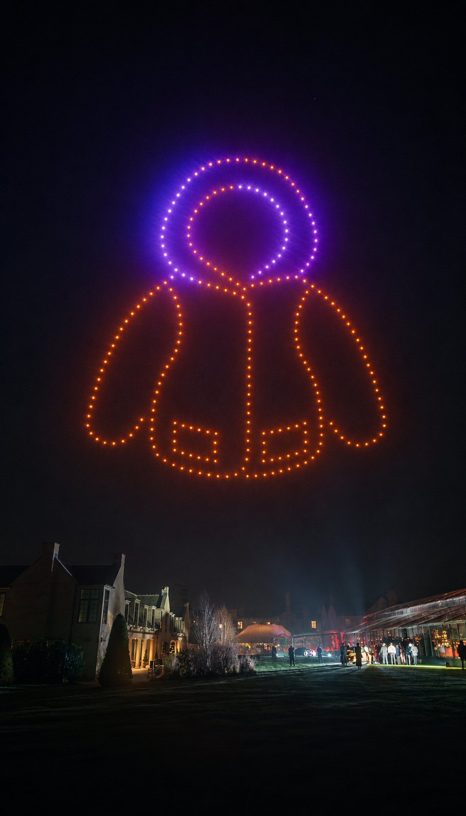 Private drone light show