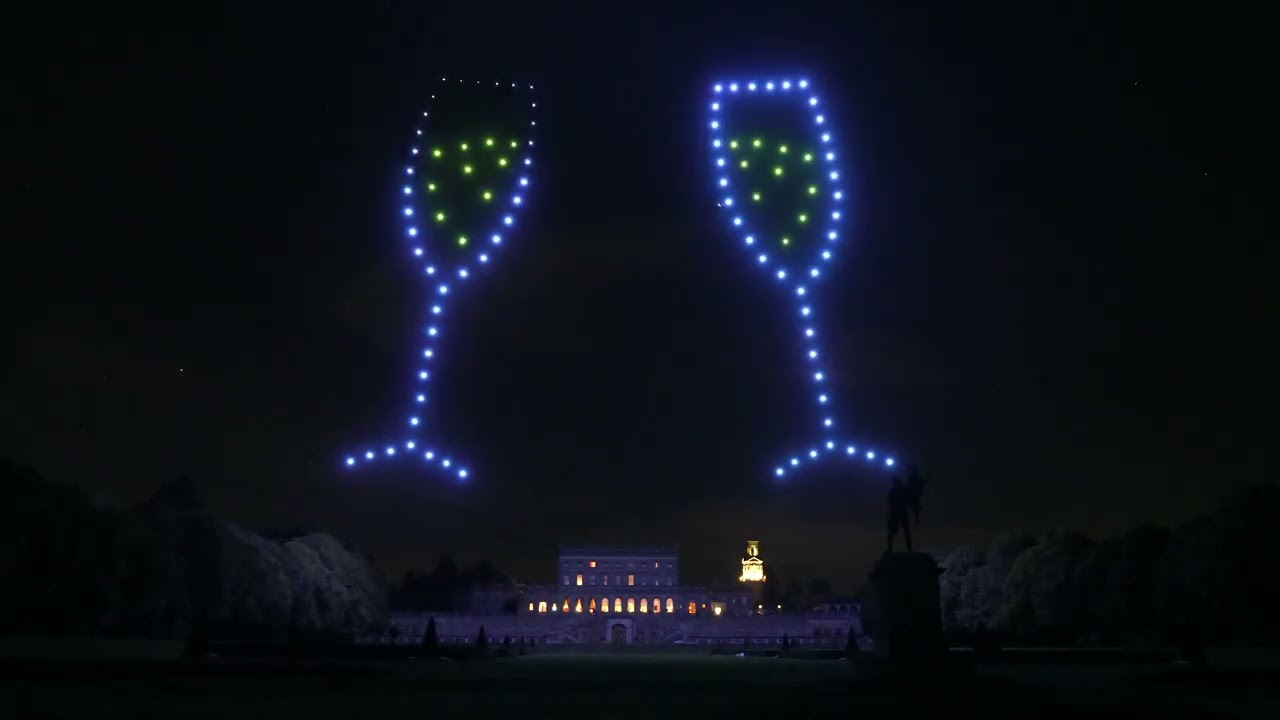 Preview of The 100 wedding drone show