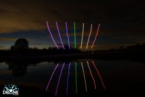 rainbow drone show